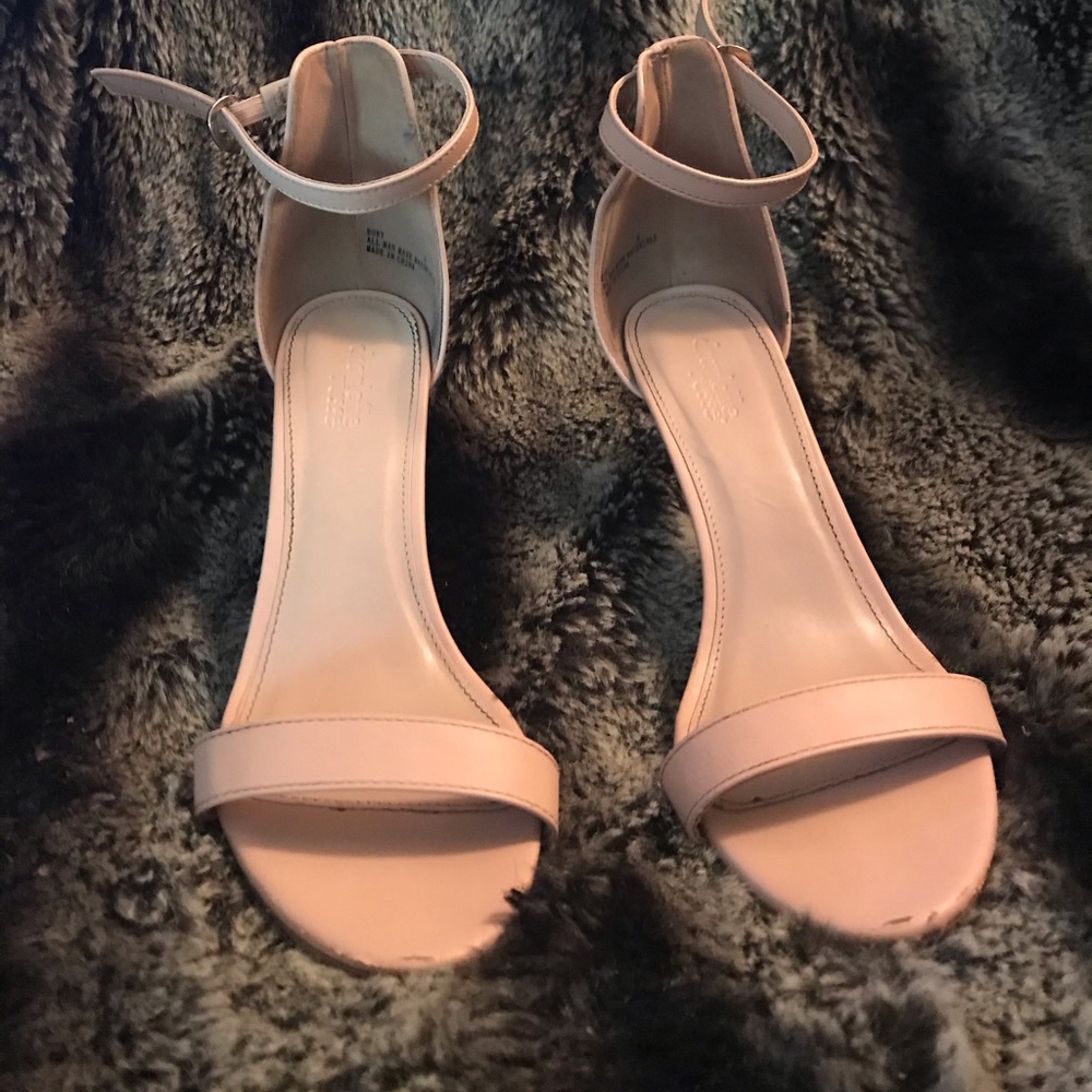 3” cream Charlotte Russe heels